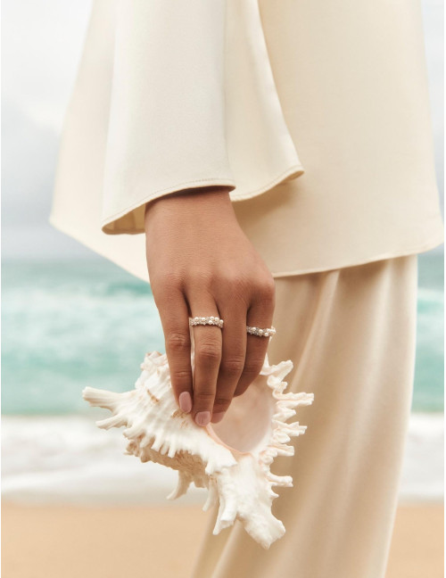 Bague Écume dorée