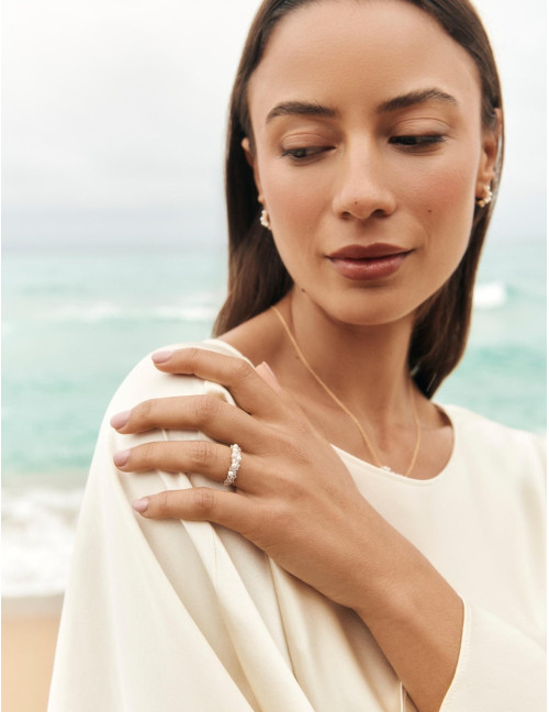 Bague Écume dorée