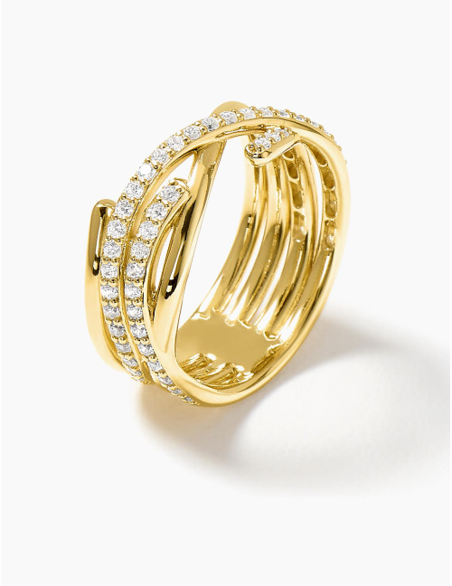Bague Amarres Double dorée