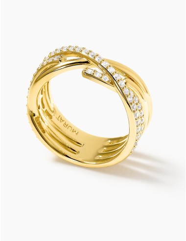 Bague Amarres Double dorée