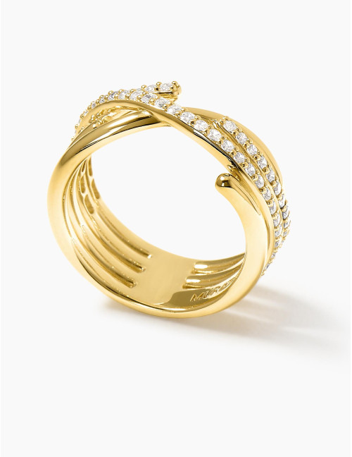 Bague Amarres Double dorée