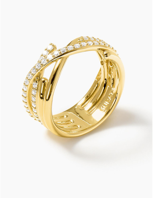 Bague Amarres Double dorée