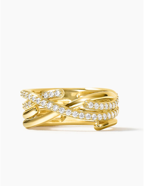 Bague Amarres Double dorée