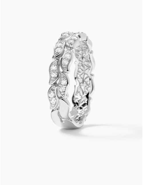 Bague La Marée Double argent