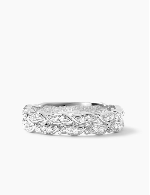 Bague La Marée Double argent