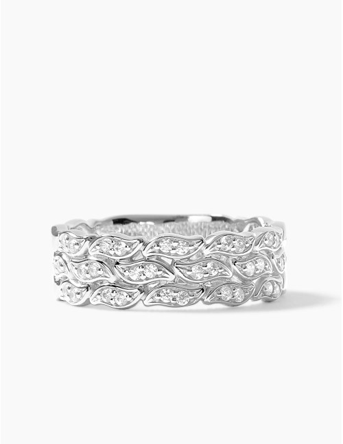 Bague La Marée Triple argent
