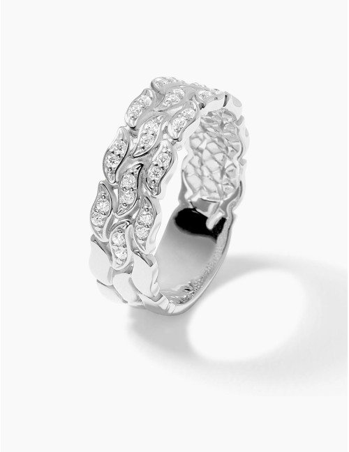 Bague La Marée Triple argent