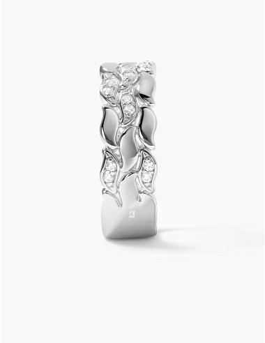 Bague La Marée Triple Alterné argent