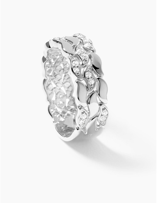 Bague La Marée Triple Alterné argent