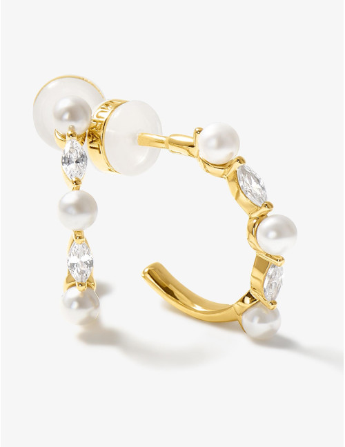Boucles d'oreilles Sirène dorées