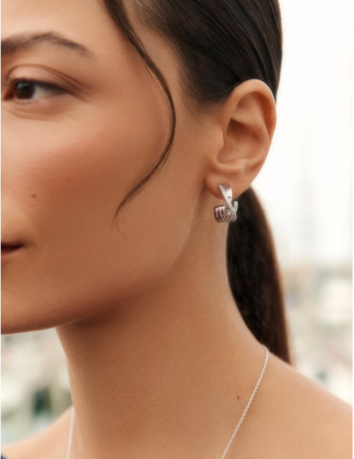 Boucles d'oreilles Amarres argent