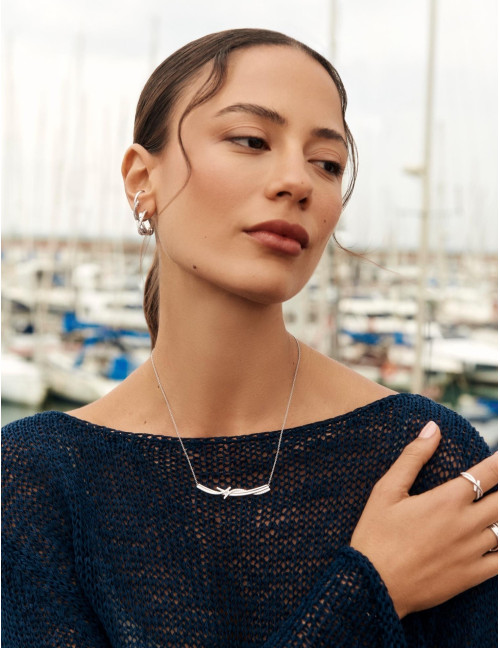 Boucles d'oreilles Amarres argent