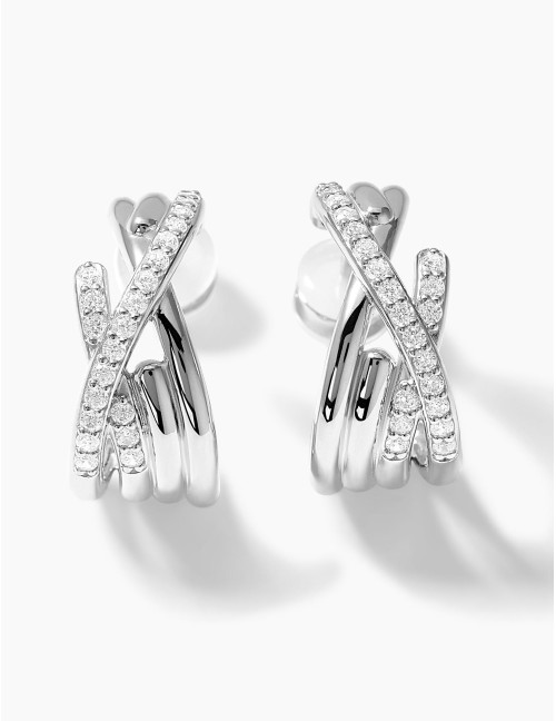 Boucles d'oreilles Amarres argent