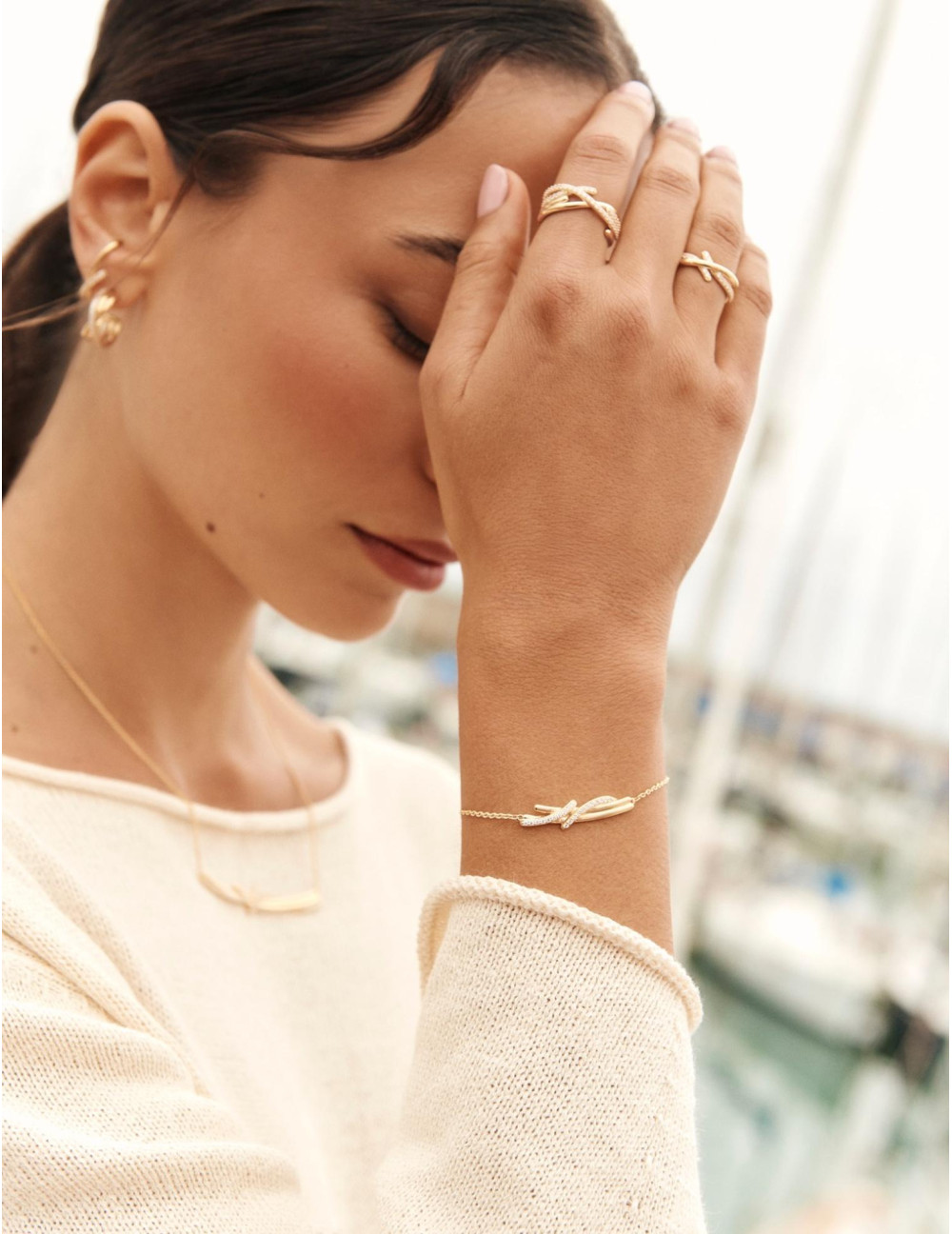 Bracelet Amarres doré