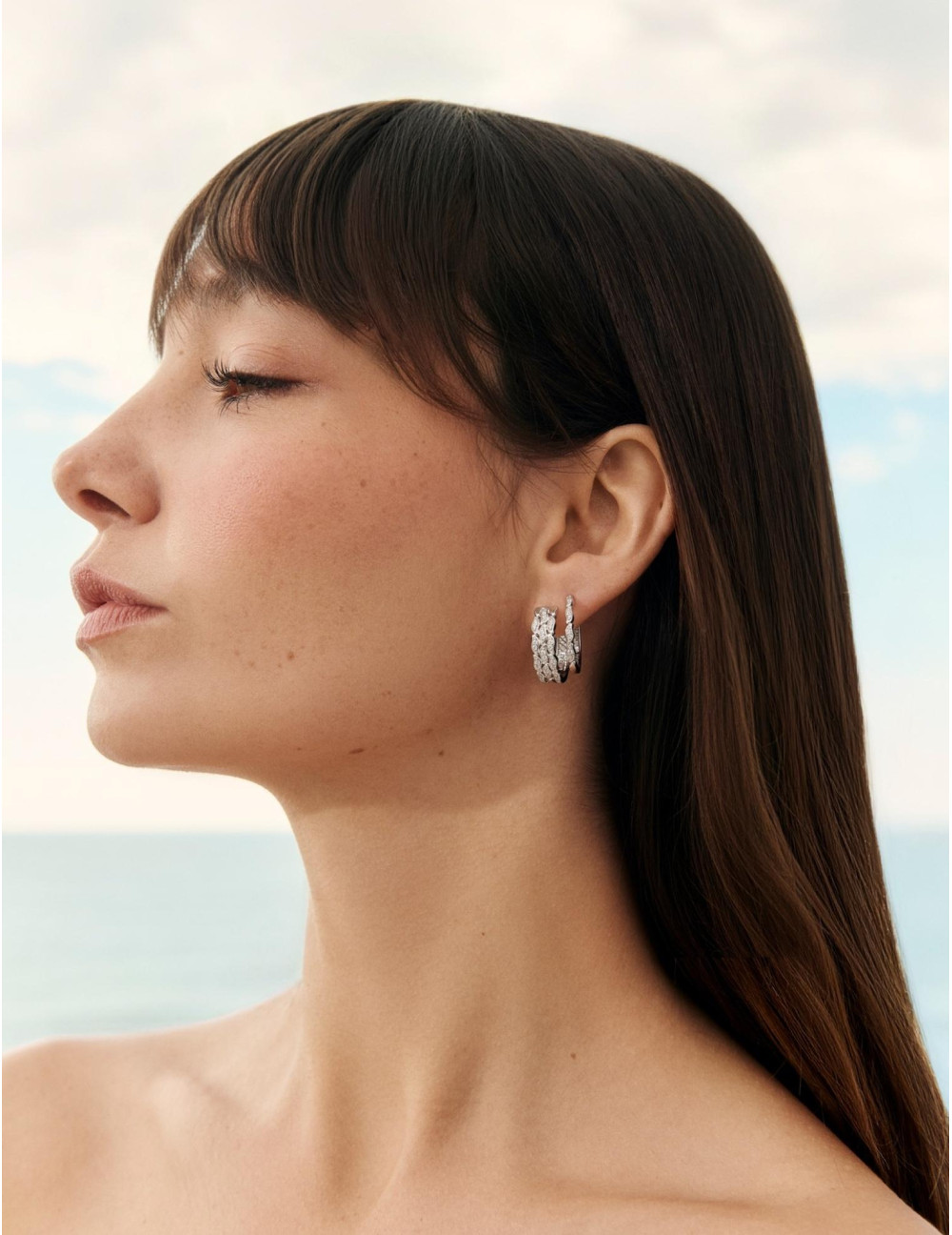 Boucles d'oreilles La Marée argent