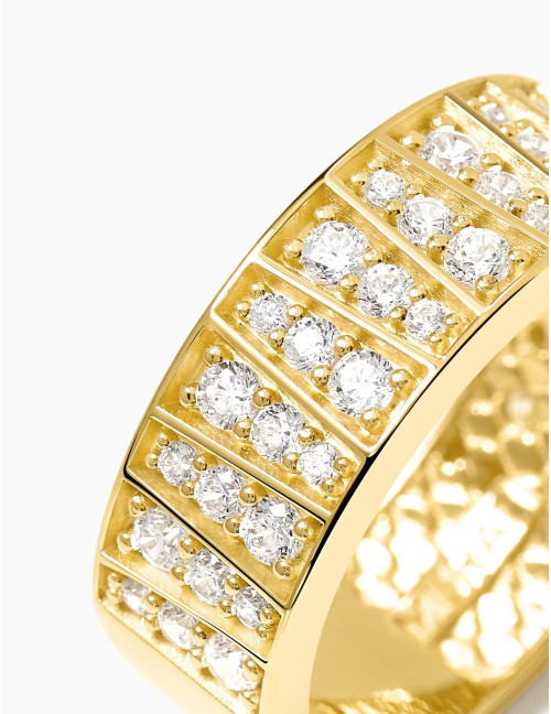 Bague Plein Soleil dorée