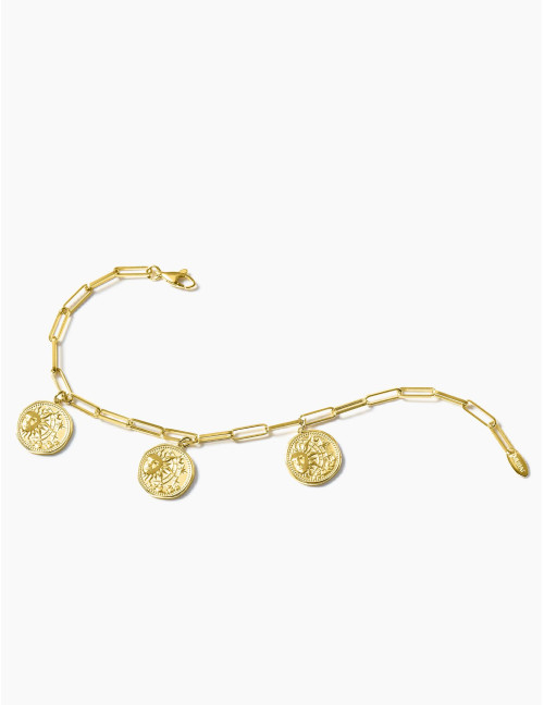 Bracelet Le Trésor Trio doré