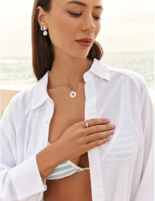 Boucles d'oreilles Plein Soleil argent