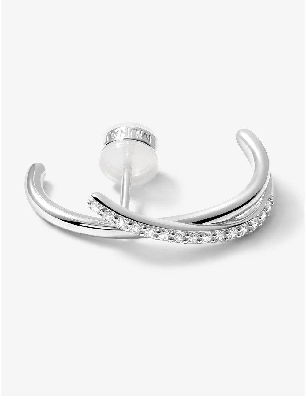 Boucle d'oreille Amarres Solo argent