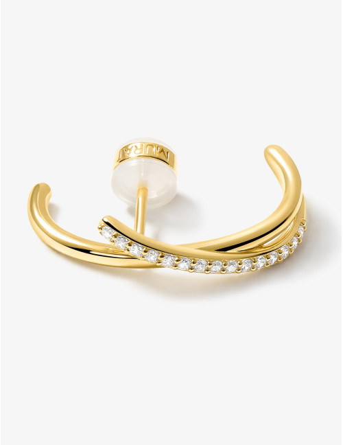 Boucle d'oreille Amarres Solo dorée