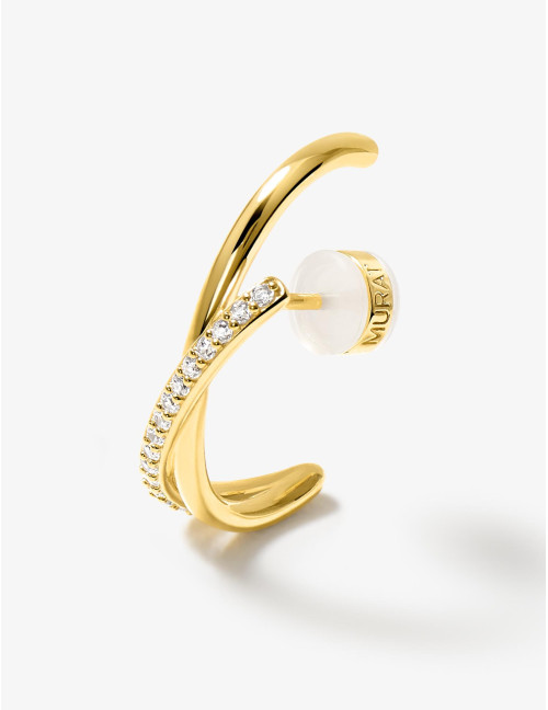 Boucle d'oreille Amarres Solo dorée