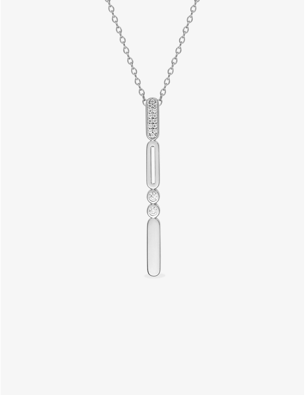 Collier Rythme Graphique Vertical