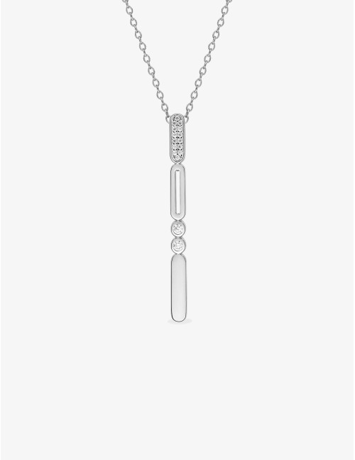 Collier Rythme Graphique Vertical