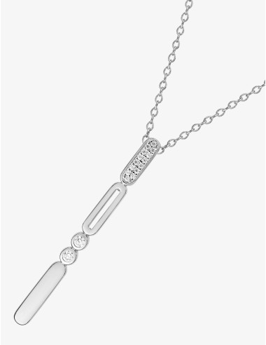 Collier Rythme Graphique Vertical