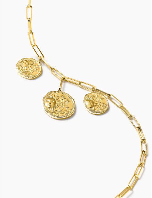 Collier Le Trésor Trio doré