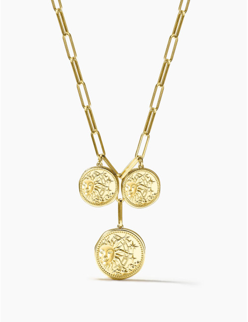 Collier Le Trésor Trio doré