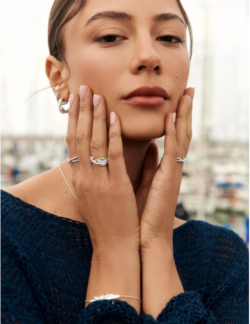 Bague Amarres Double argent