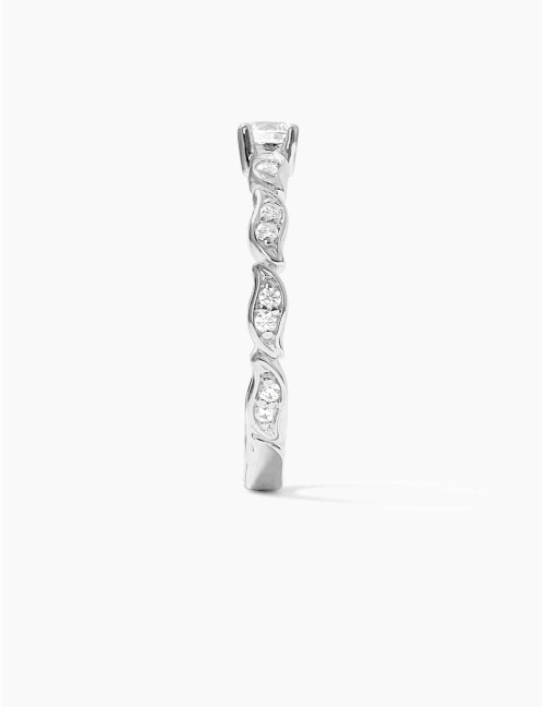 Bague La Marée Solitaire argent