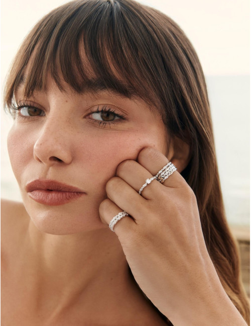 Bague La Marée Solitaire argent