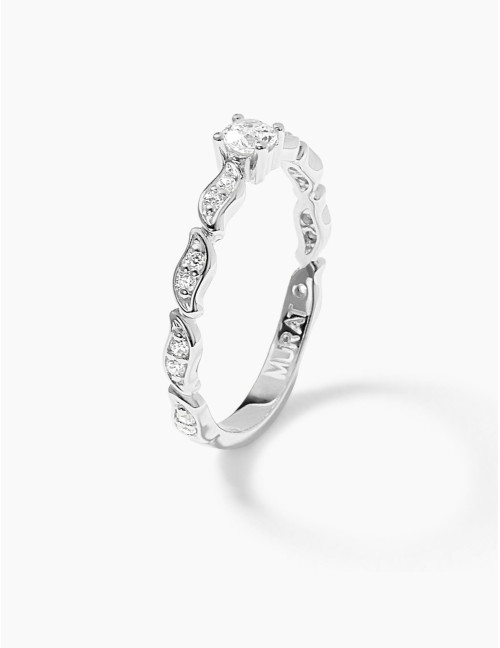 Bague La Marée Solitaire argent