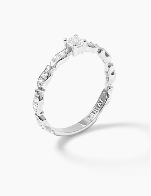 Bague La Marée Solitaire argent