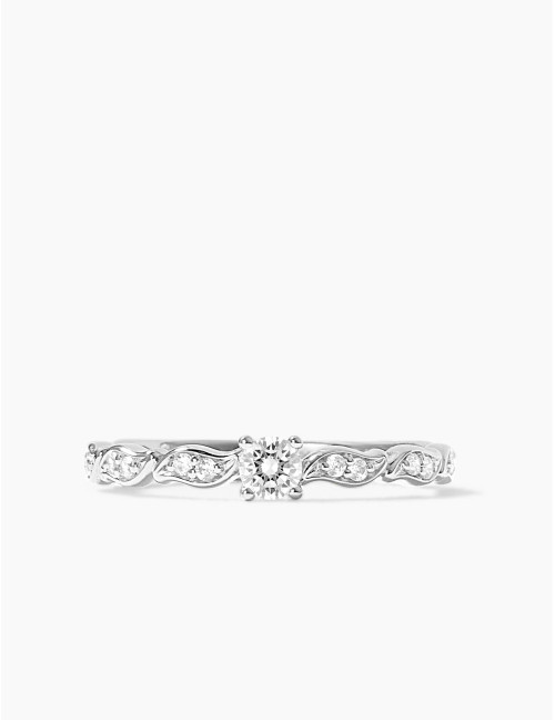Bague La Marée Solitaire argent