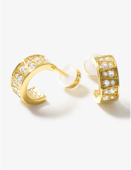 Boucles d'oreilles Plein Soleil dorées