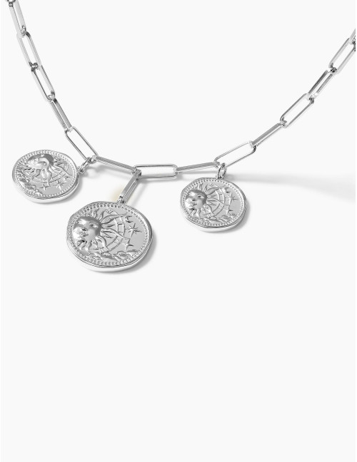 Collier Le Trésor Trio argent