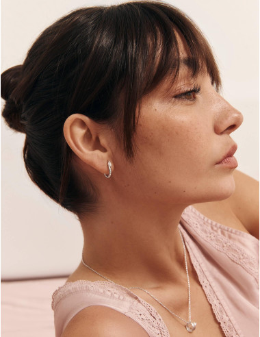 Boucles d'oreilles La Veille argent
