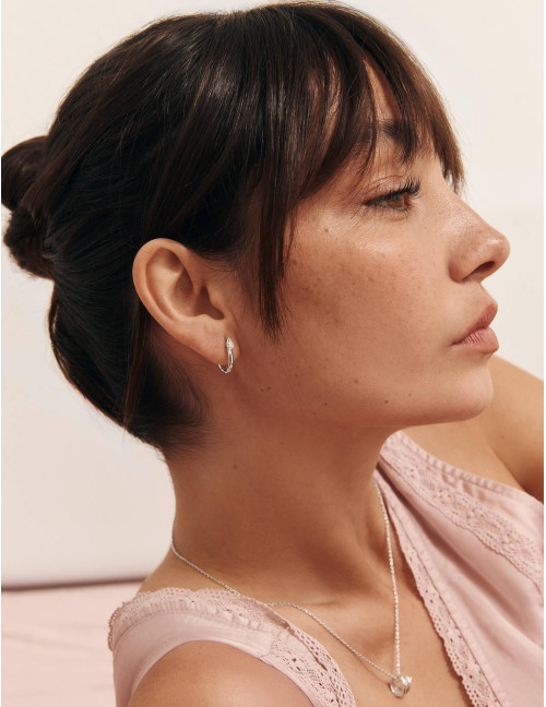 Boucles d'oreilles La Veille argent