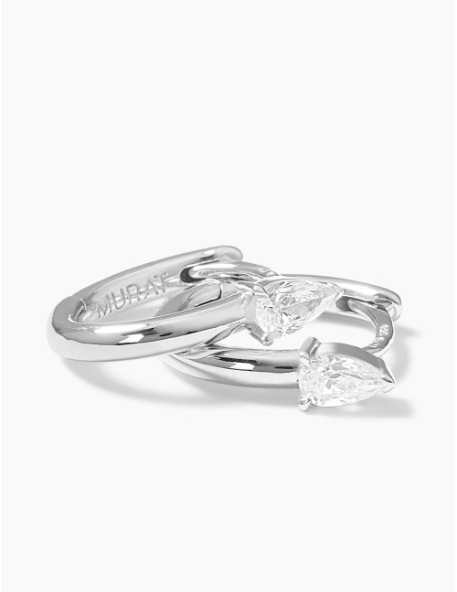 Boucles d'oreilles La Veille argent