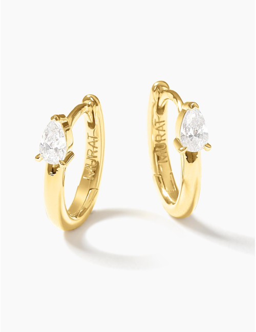 Boucles d'oreilles La Veille dorées