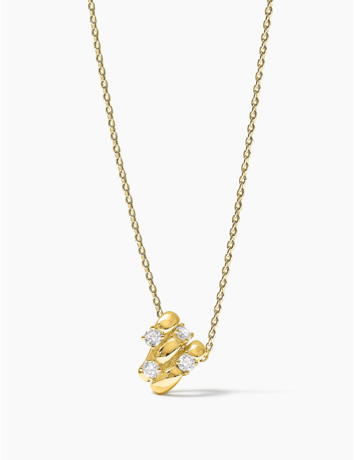 Collier Jour J doré