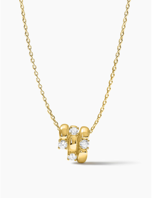 Collier Jour J doré
