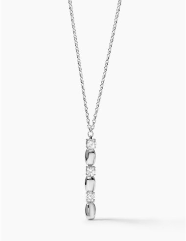 Collier long Jour J argent