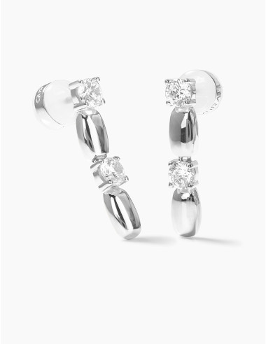 Boucles d'oreilles Jour J argent