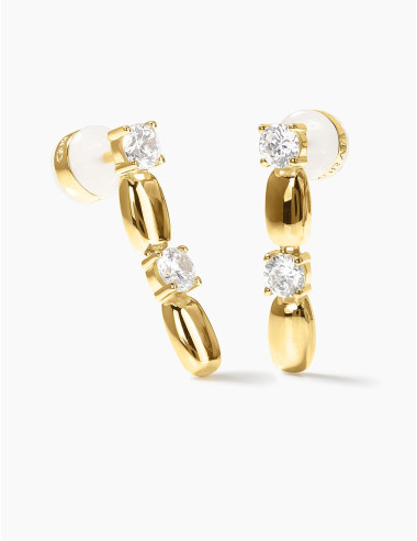 Boucles d'oreilles Jour J dorées