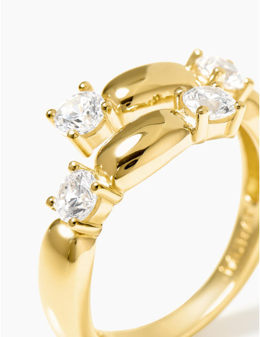 Bague Jour J dorée
