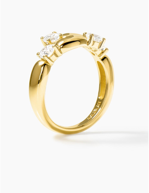 Bague Jour J dorée