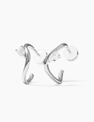 Boucles d'oreilles Le Retour argent